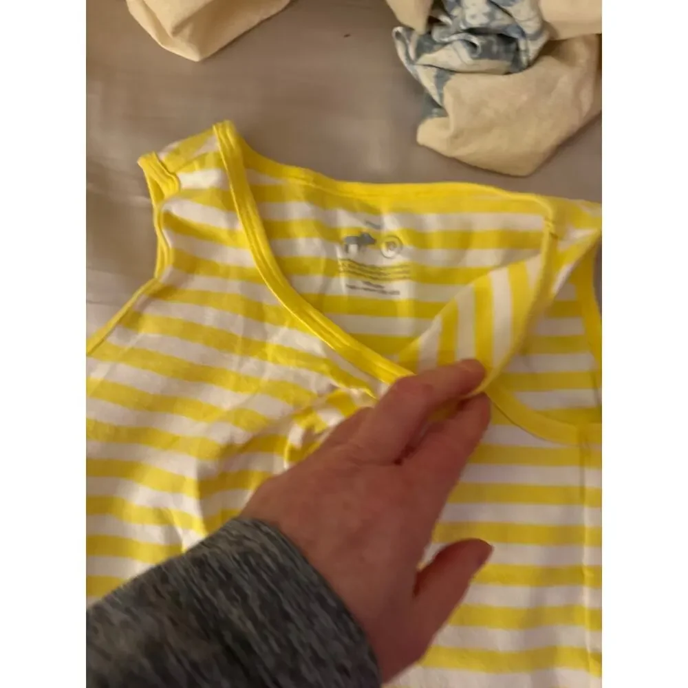 Primary Yellow Stripe Tank and shorts set size 10
